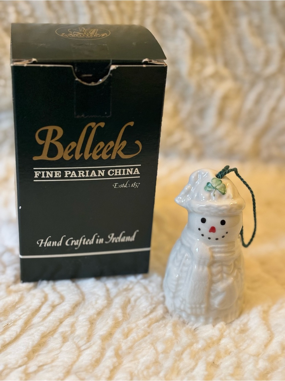 Belleek “Fine Parian China” ornament